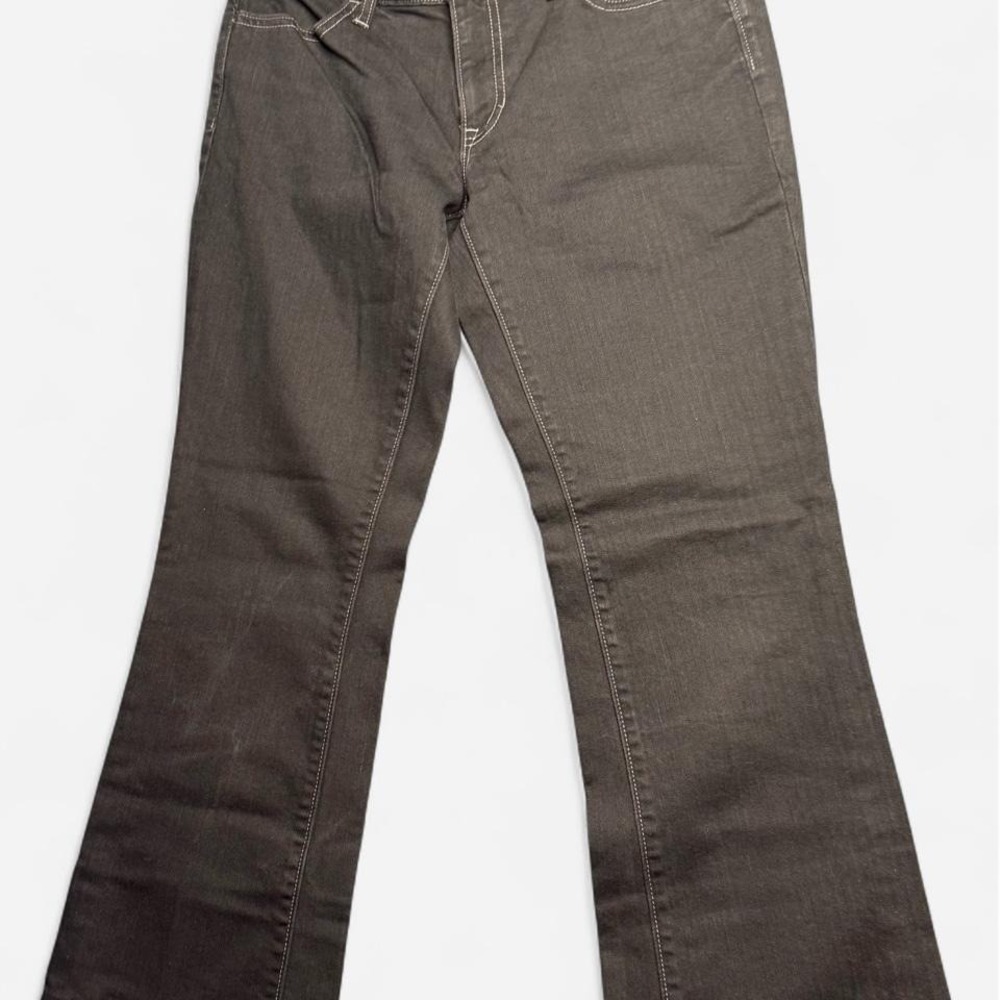 Y2K GAP Long and Lean Stretch Denim Black Flare Jeans, Size 4